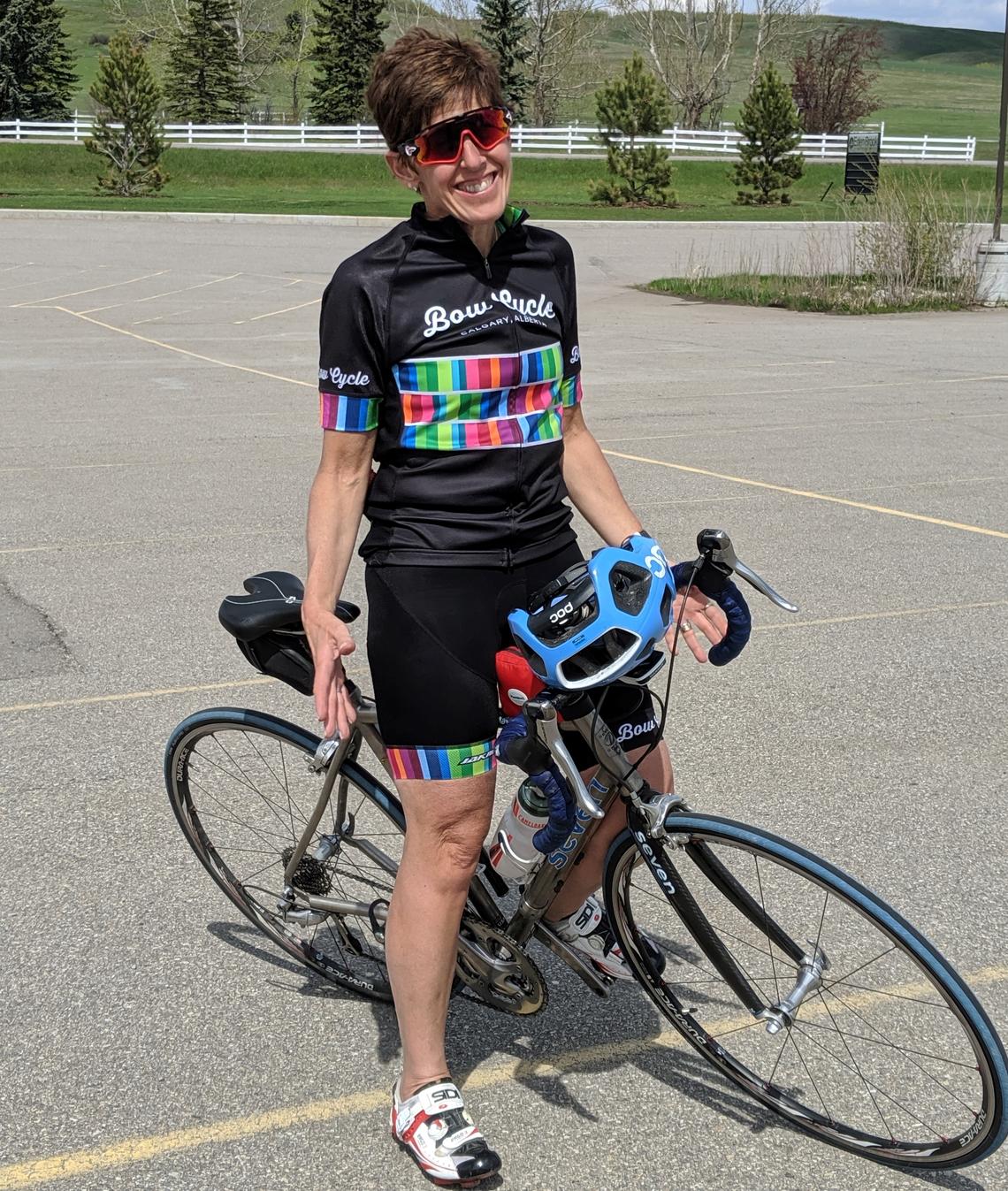 Chancellor Deborah Yedlin kicks off spring training for the first-ever Chancellor's Ride on Sept. 8.