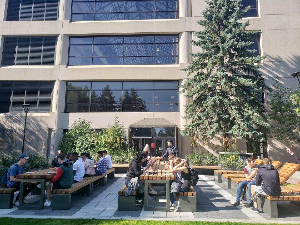 Haskayne patio