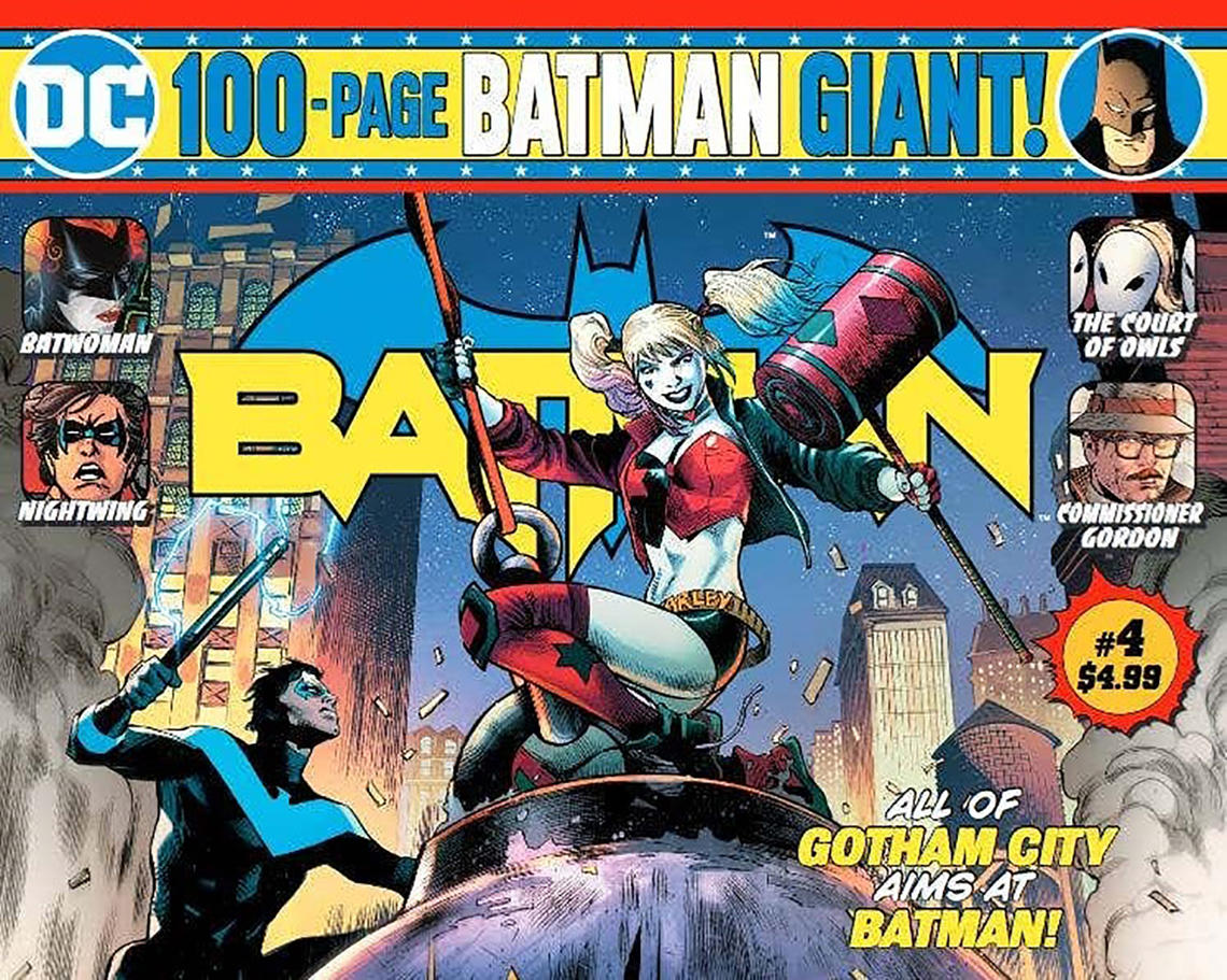 Cover of Batman Giant #4, which was expected in stores this April 1, 2020.