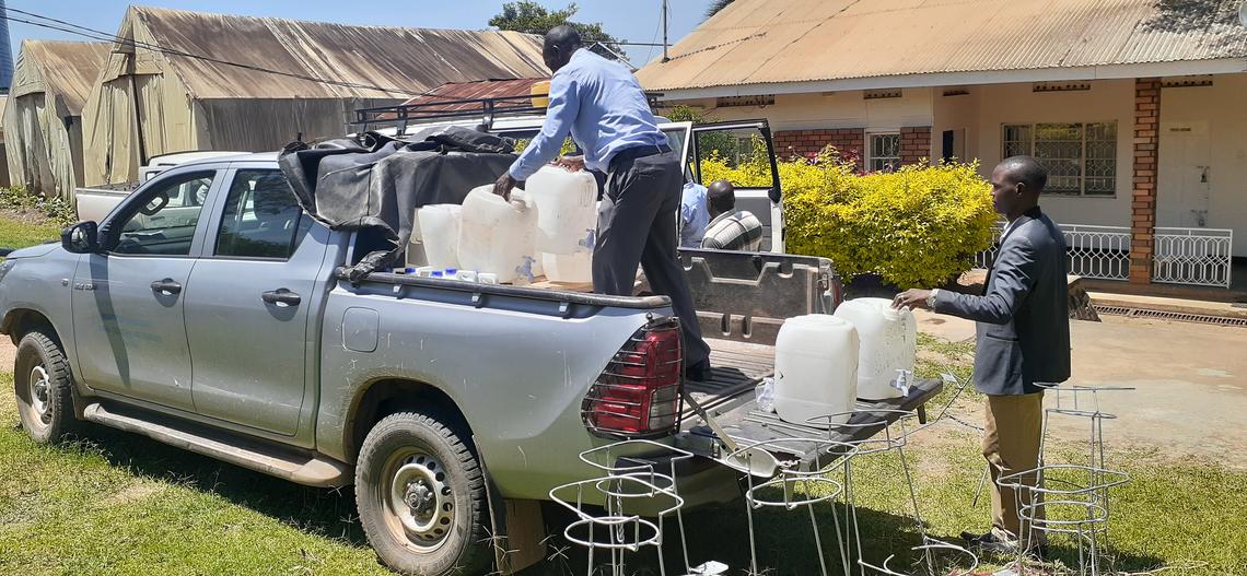 hand washing station delivery