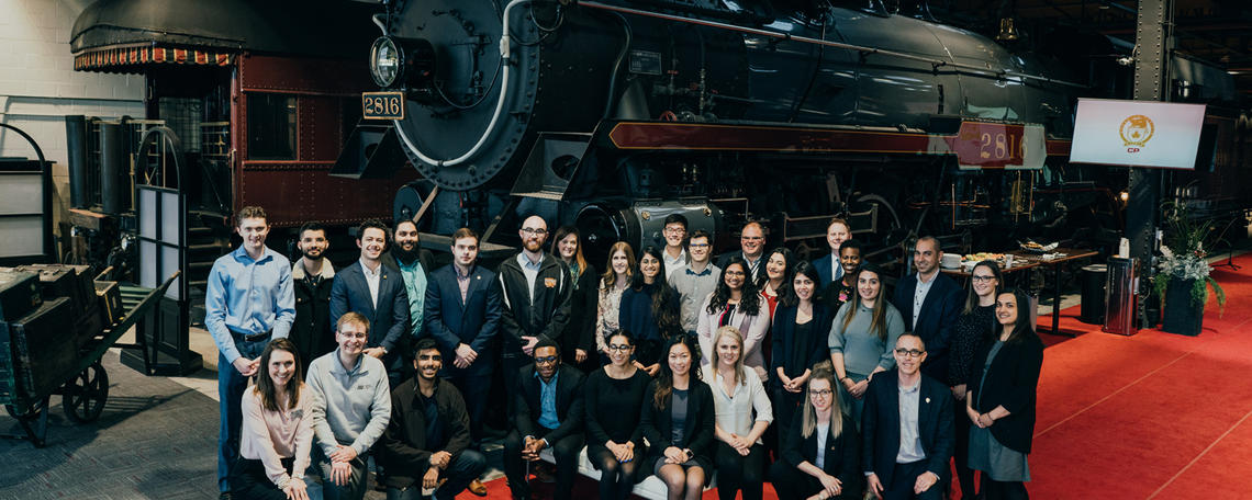 Haskayne Master of Management students tour CP Rail