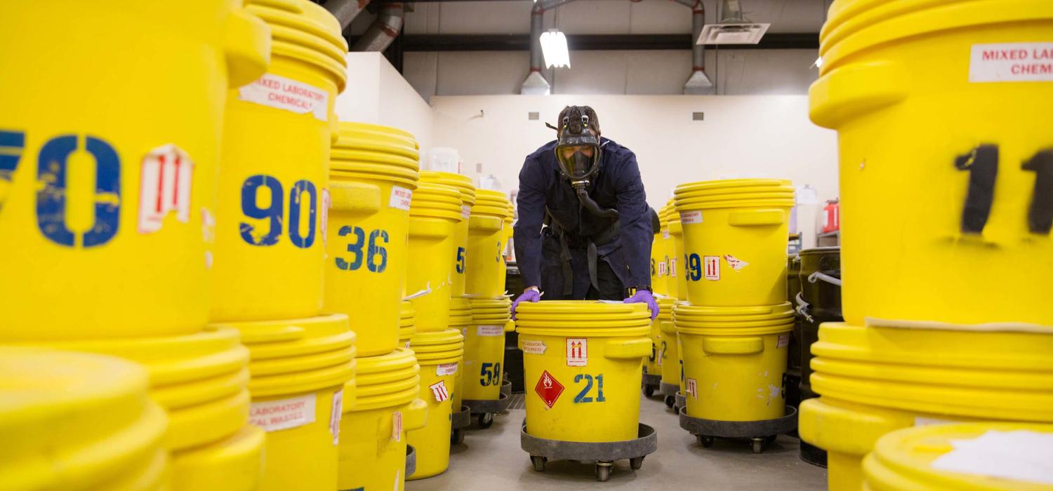Hazmat Services at UCalgary plays a critical role in keeping our community safe from potentially harmful waste produced in labs and medical clinics.