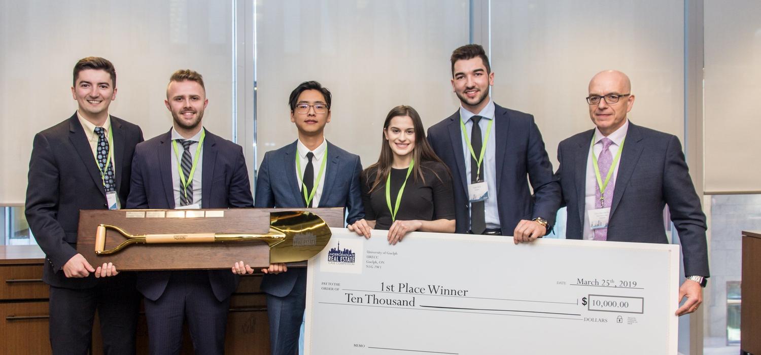Haskayne undergraduate students won the Guelph Undergraduate Real Estate Case Competition in Toronto