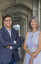 Irfhan Rawji and Karen Radford