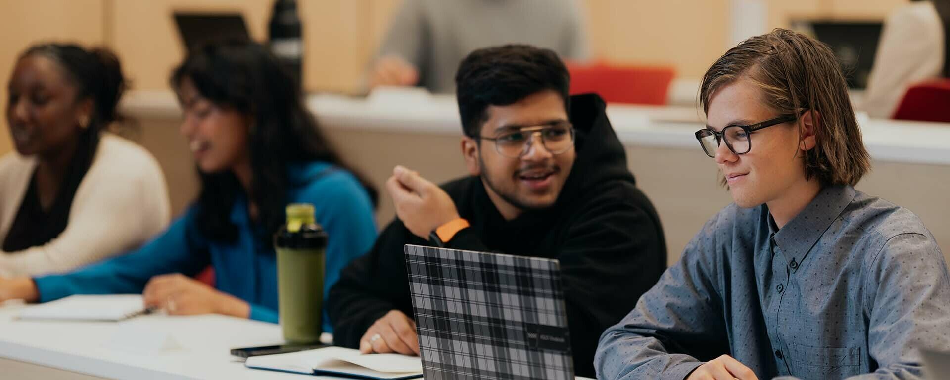 Haskayne students in a classroom