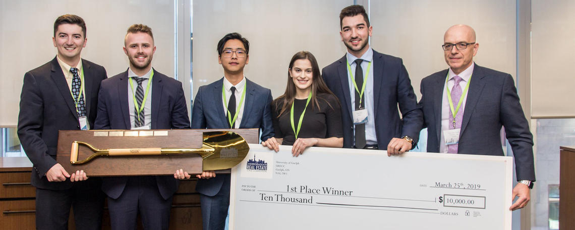 Team Haskayne wins Guelph Undergraduate Real Estate Case Competition in Toronto (March 2019)