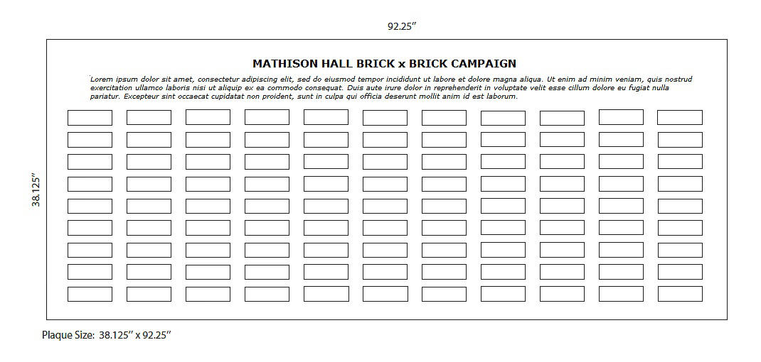 Brick x Brick Installation Mock Up