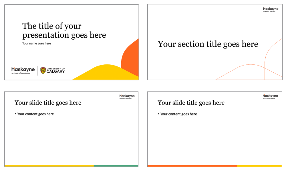PowerPoint template Simple style