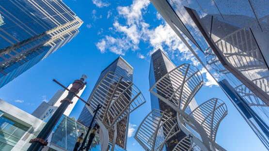 Calgary blue sky