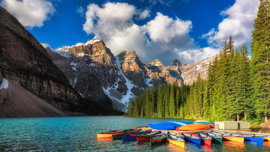Lakes and mountains in Banff