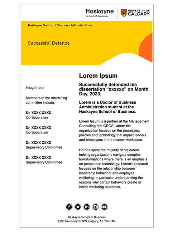 DBA successful defence HTML template