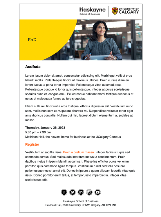 PhD HTML template