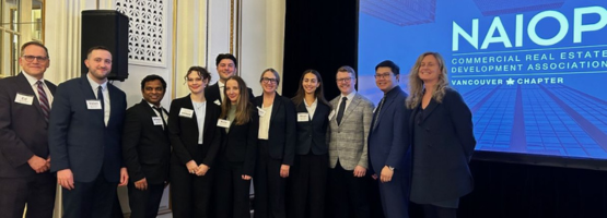 Haskayne students at 2025 NAIOP Vancouver Western Canada Real Estate Challenge