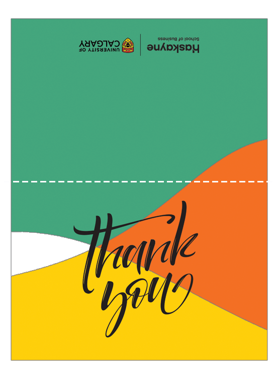 Thank you card version B