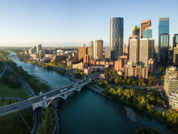 Calgary Summer and River