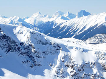 Winter mountains