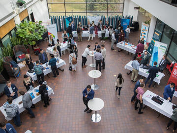 Exhibitors at the Westman Centre Industry Career Symposium