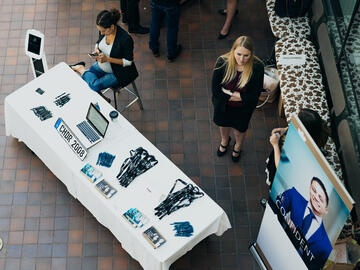 Exhibitors at the Westman Centre Industry Career Symposium
