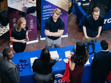 Exhibitors at the Westman Centre Industry Career Symposium