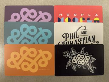 Phil & Sebastian Gift Card (Value $25.00)