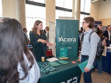 Students and organizations at the 2024 Haskayne Career Fair