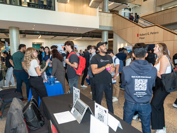 Students and organizations at the 2024 Haskayne Career Fair