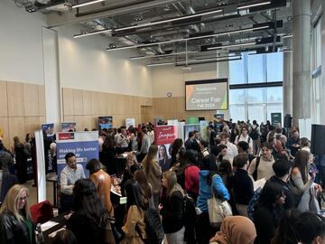 Students and organizations at the 2024 Haskayne Career Fair