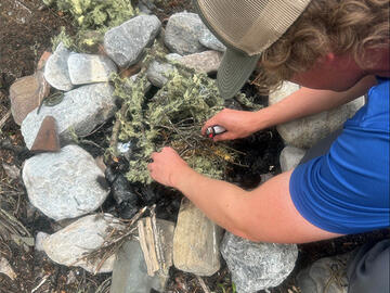 starting a fire