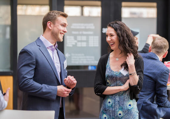 Westman Career Symposium, Students networking