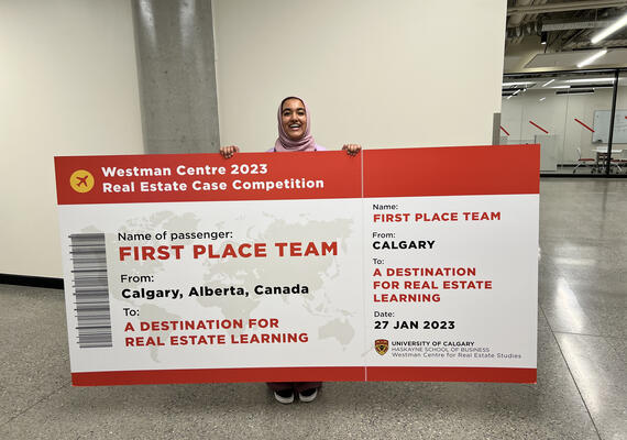 2023 case comp winner holding plane ticket