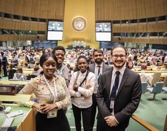 Students at the UN