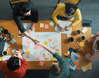 Allyship - shaking hands